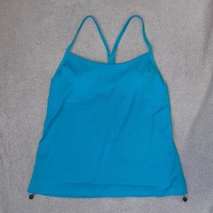 Nike Peekaboo Tank Top in Teal